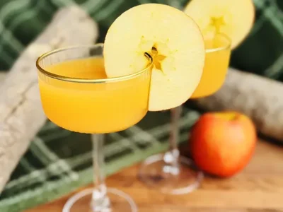 Applejack Rabbit Cocktail for fall