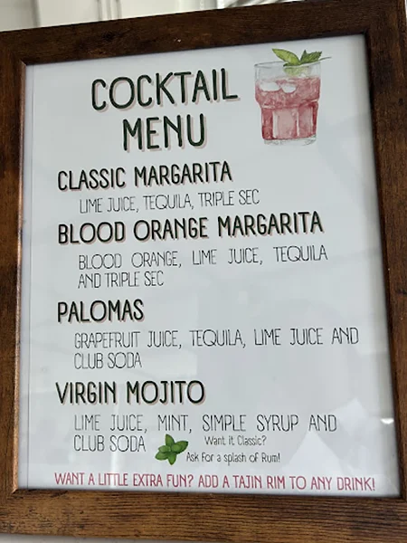 Rocklands Catering Cocktail Menu (example)