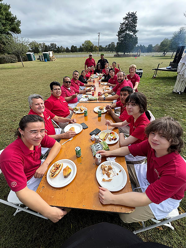 Rocklands Catering Team Lunch