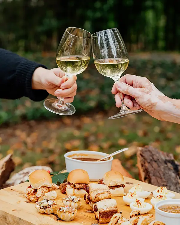 Toasting to weddings, wine, and fall