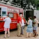 Line of customers for Rockland Food Truck
