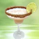 Rocklands Paloma Drink in margarita glass