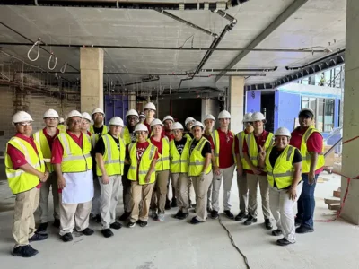 Rocklands Catering Topping Out team