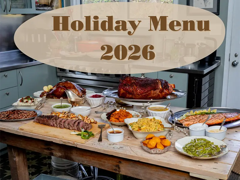 2026 Holiday Menu