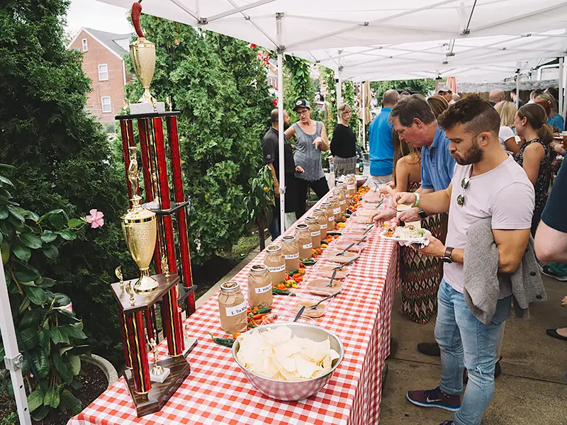Hot Sauce Contest with Trophy
