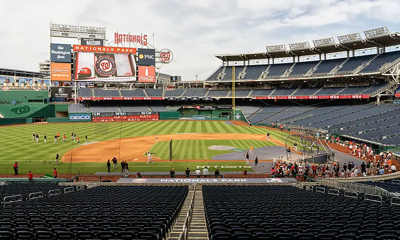 View of Washington Nationals ball park