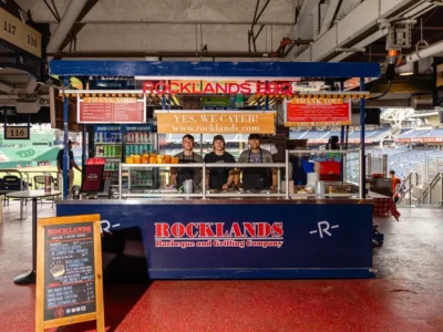 Rocklands BBQ food stand at Nationals ball park