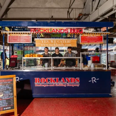Rocklands BBQ food stand at Nationals ball park