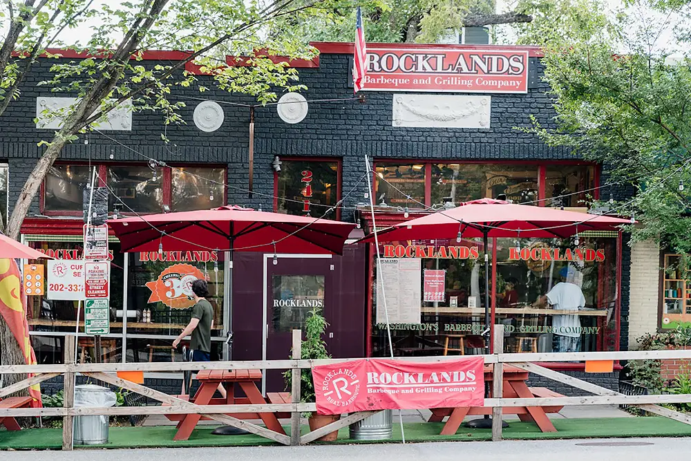 Rocklands DC al fresco dining patio