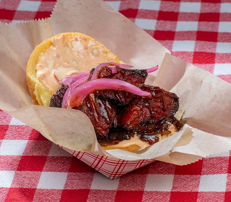 Rocklands pork belly sandwich