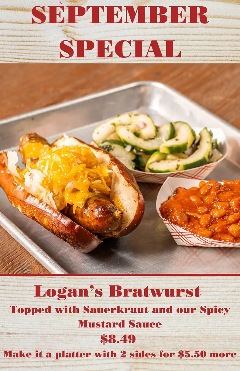 September Special - Logan's Bratwurst